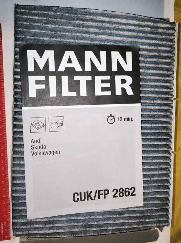 Kabinový filtr MANN s aktivním uhlím CUK2862
