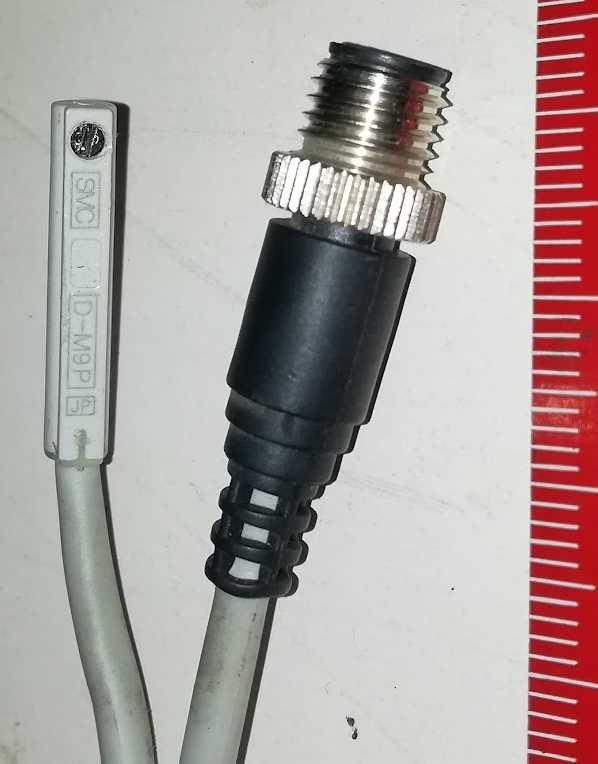 D-M9P - Elektronický automatický spínač, SMC, káblik 55cm s konektorem   .. použitý / used