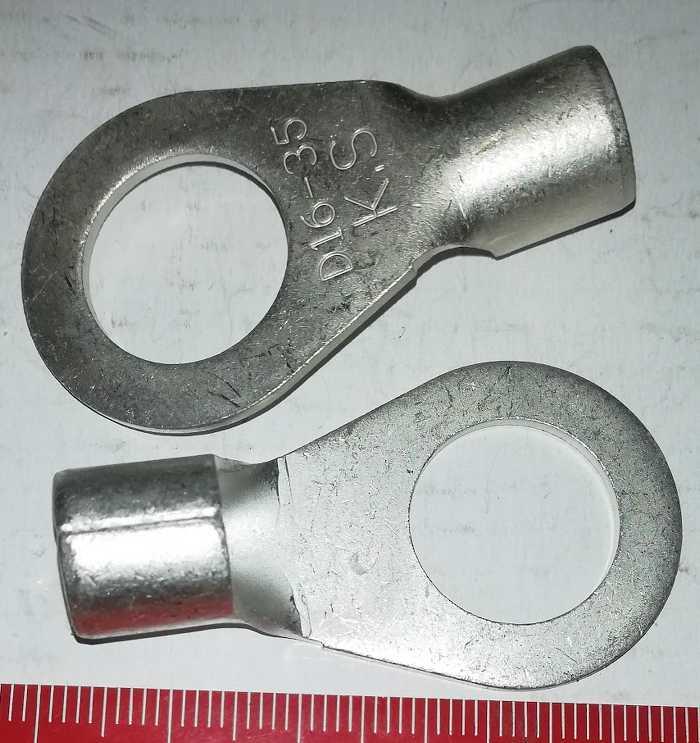 D16-35KS -  stáčené kabelové oko 1655/16 - 35mm2/M16