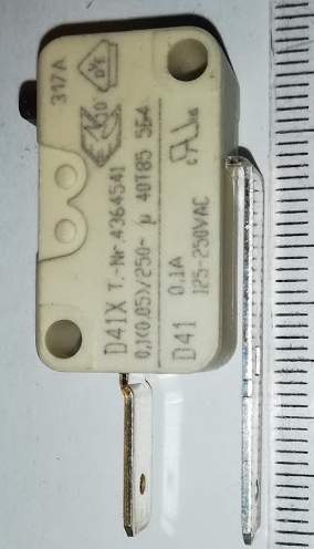 D41X mikrospínač