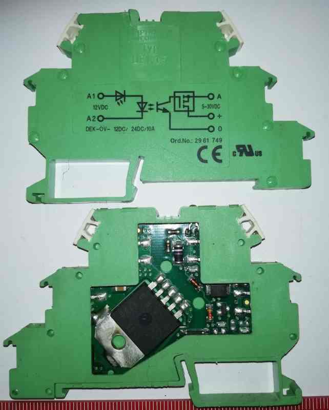 DEK-OV- 12DC/ 24DC/ 10 2961749 PHOENIX CONTACT Solid-state relay terminal block .. použitý / used   .. cena na dotaz / price on request