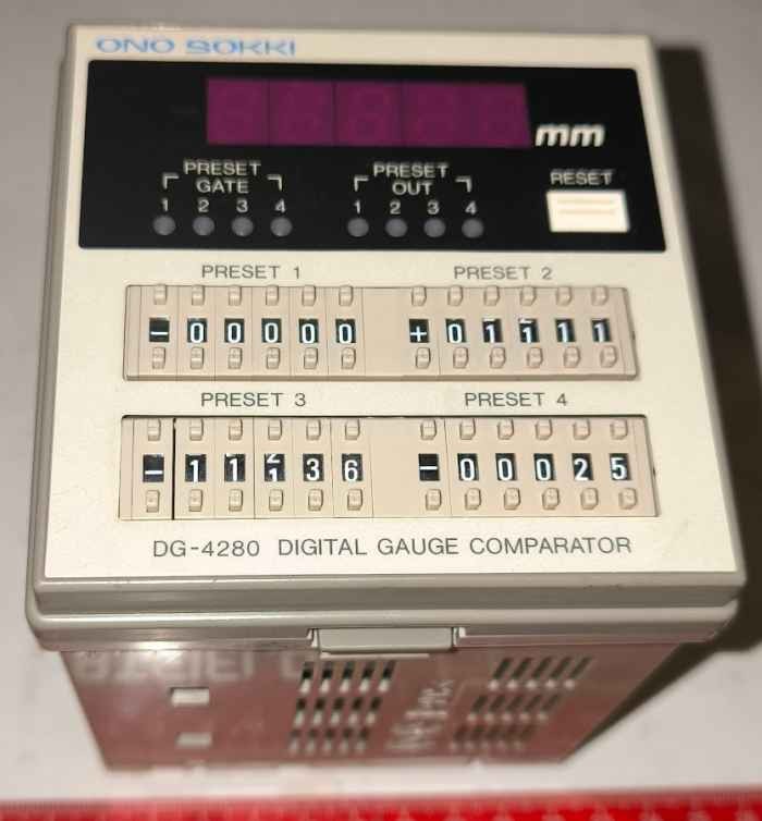 DG-4280 Digital Gauge Counter - ONO SOKKI .. použitý / used .. cena na dotaz / price on request