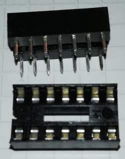 patice DIL14 obyčejná... balení 102 patic