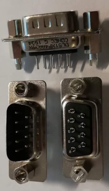 DLS1XP4AA39X - Conn D-Subminiature PIN 9 POS 2.77mm Solder ST Thru-Hole 9 Terminal 1 Port