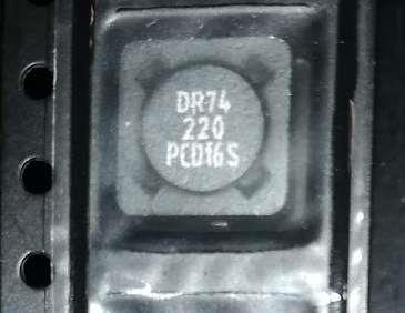 DR74-100-R - Fixed Inductors 10uH 2.41As .. balení 20ks za 90Kč