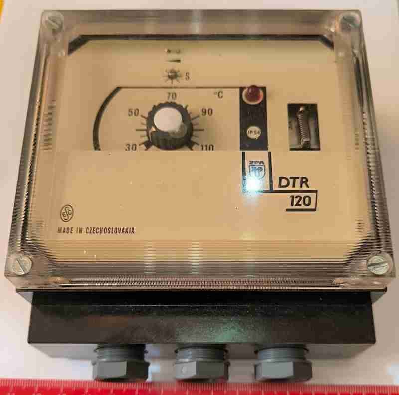 DTR120 - Regulátor - termostat elektronický ZPA 30-110°C ,  220V 50Hz   .. cena na dotaz / price on request