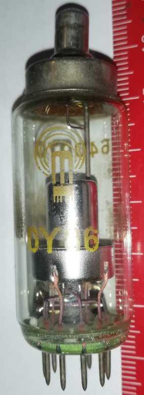 Elektronka DY86, RFT