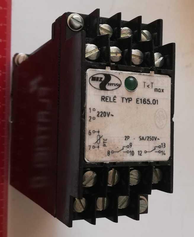 relé typ E165.01 MEZ servis na DIN lištu.. cena na dotaz / price on request