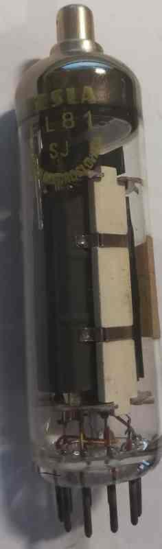 Elektronka EL81 TESLA