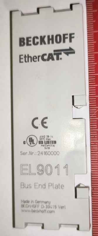 Beckhoff EL9011 Bus End Cover E-bus Contacts   .. cena na dotaz / price on request