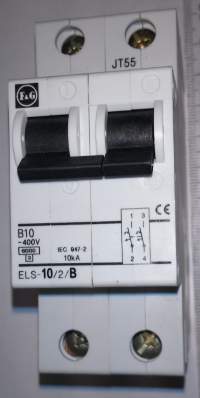 ELS-10/2/B-CZ - 10A B 6kA 2pol -  MOELLER