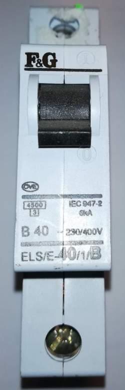 jistič  B40 ELS/E-40/1/B