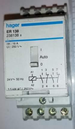 modul relé HAGER ER138   .. cena na dotaz / price on request