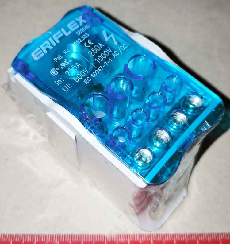 Rozvodný blok jednopólový ERICO ERIFLEX UD 250A 569040