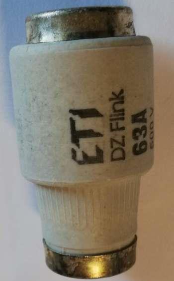 Pojistková vložka ETI 500V 63A