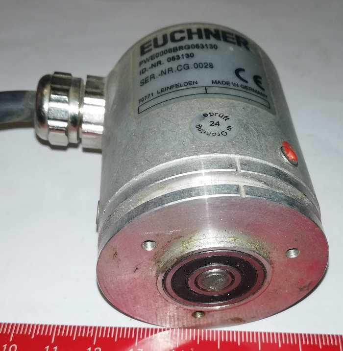 Euchner PWE0008BRG053130 053130 - hřídek zkrácená .. použitý/used   .. cena na dotaz / price on request