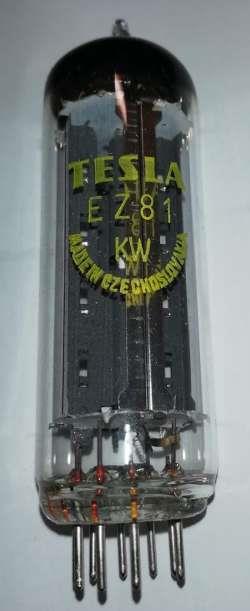 EZ81 - elektronka TESLA