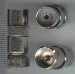 není skladem - F-konektor / TV (PAL) zdířka  .. balení 100ks za 100Kč