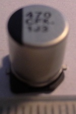 EEEFC1V221P - C - SMD 220uF 35V 20% PANASONIC (10x10,2mm)   .. balení 50ks za 50Kč