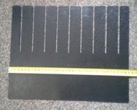 ESD dělící příčky 35x28cm,  tl.1,8mm, 140g/ks,   9 drážek, použité .. balení 10ks za 1Kč při nákupu za 100Kč