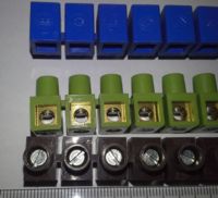 svorkovnice , rozteč 1cm, 7 pin, modrá