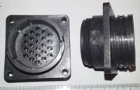 plast 206838-1-AMP 24pin - Without Pin Contacts