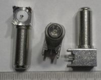 F konektor do pl. spoje ( dlouhý závit dle foto)