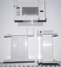 plastová kostřička, jádro 16x30mm, výška 53mm