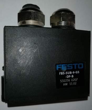 FBS-SUB-9-GS-DP-B  Festo Connector Assembly Plug Connector   .. použitý/used