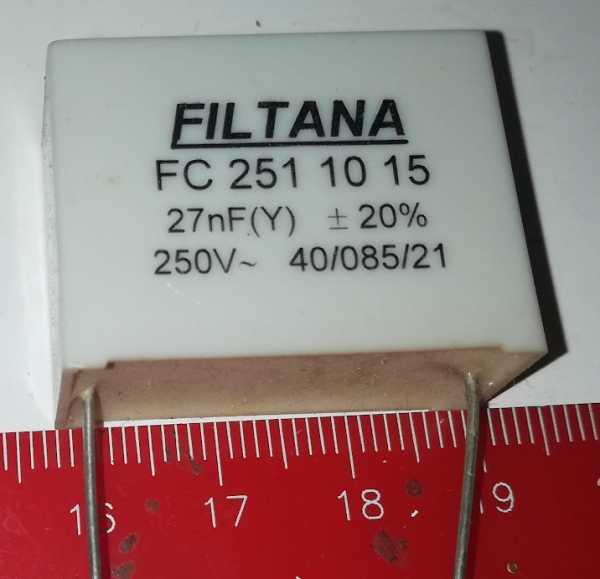 FC251-10-15 27nF (Y) 250V FILTANA