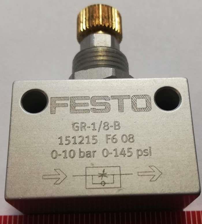 FESTO škrticí zpětný ventil 151215 GR-1/8-B