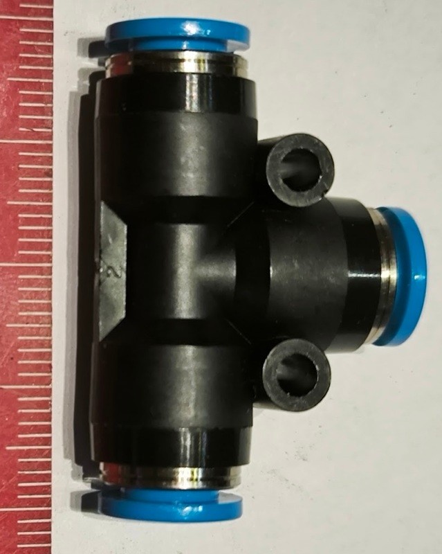 FESTO-153129 - QST-6   Spojka T s nástrčnými koncovkami