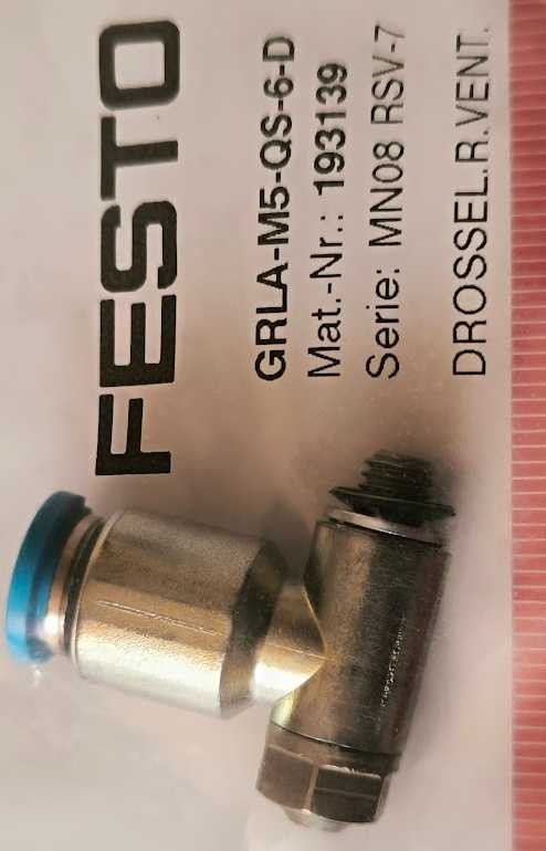 FESTO 193139 - GRLA-M5-QS-6-D - Jednosměrný škrticí ventil