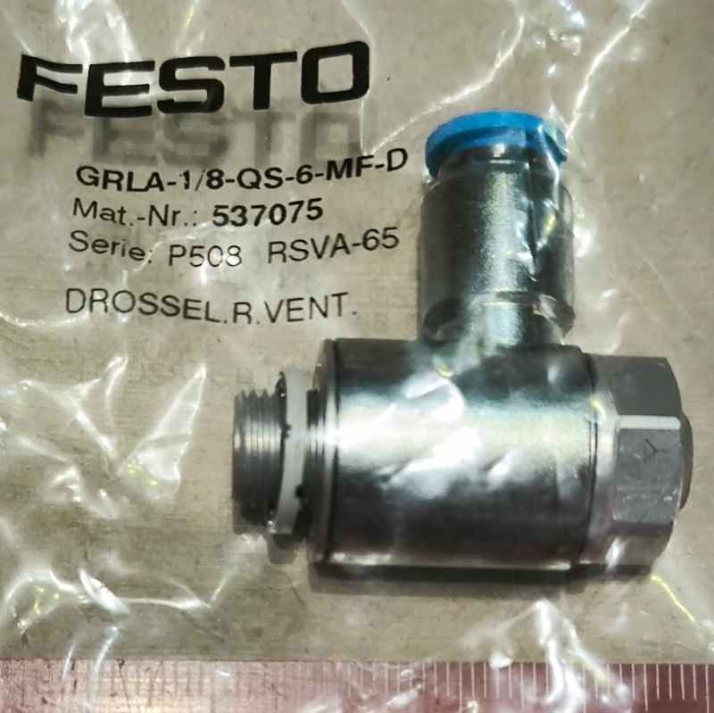 Festo 537075 GRLA-1/8-QS-6-MF-D jednosmerný škrticí ventil