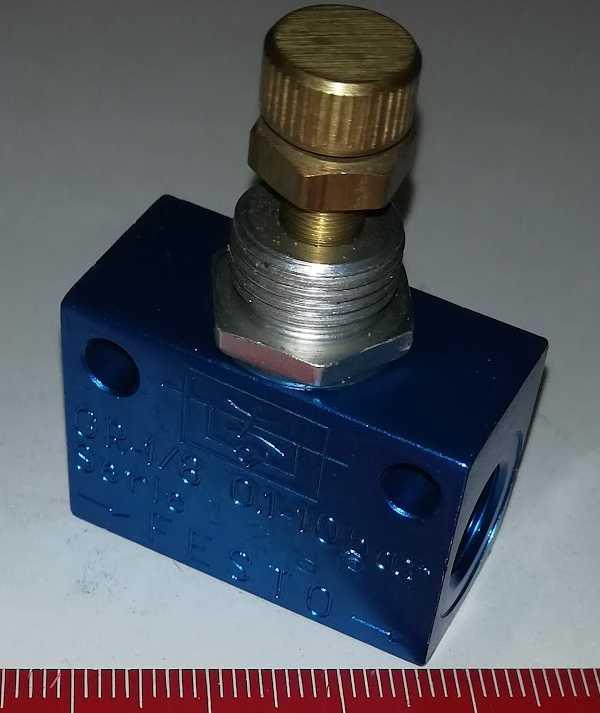 FESTO GR-1/8 flow control valve