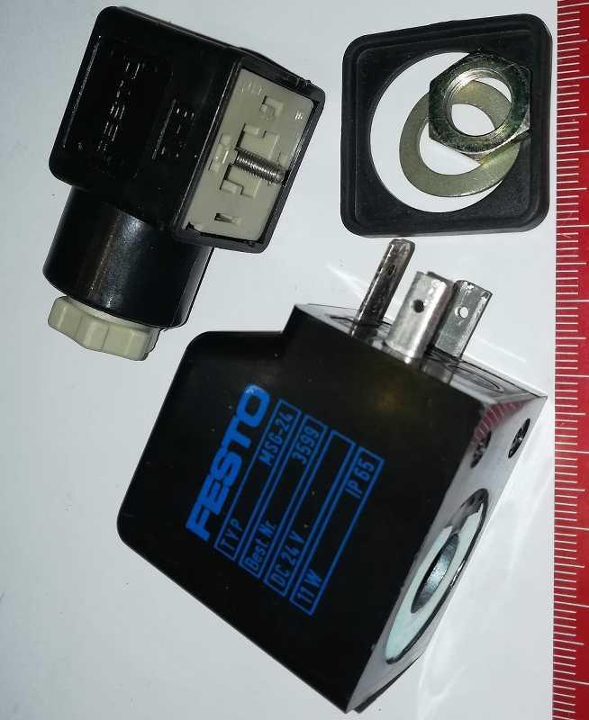 FESTO MSG-24 DC24V 11W IP65 3599 elektromagnet + konektor