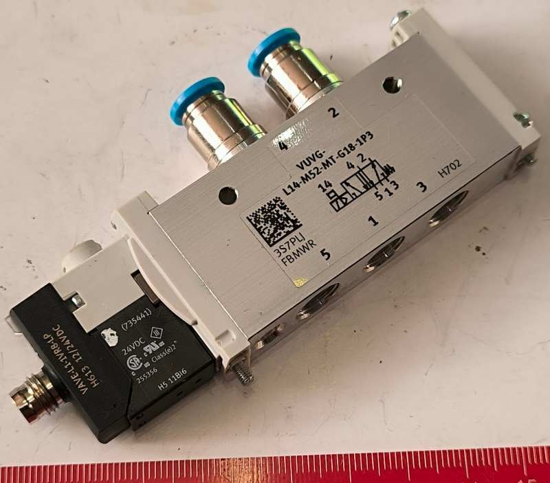 FESTO sestava (129), dle foto - VUVG-L14-M52-MT-G18-1P3, ...