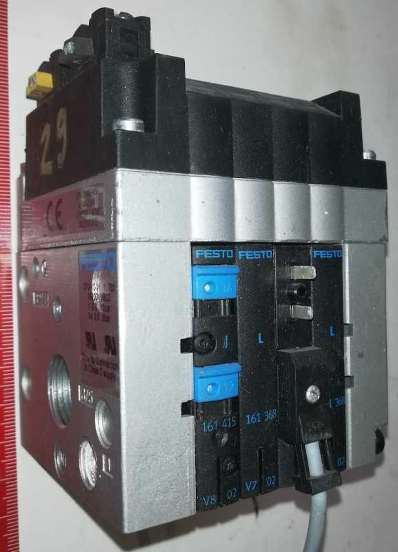 FESTO(30) sestava z demontáže  dle foto, na náhradní díly, CPV10-GE-ASI-4E4A--Z M8, CPV10-VI