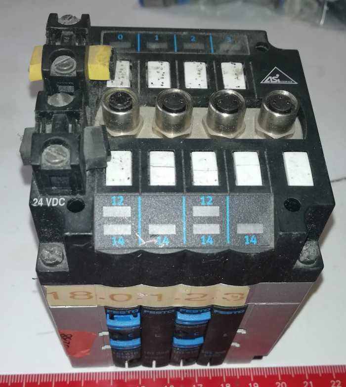 FESTO(31) sestava z demontáže  dle foto, na náhradní díly, CPV10-GE-ASI-4E4A-Z M8, CPV10