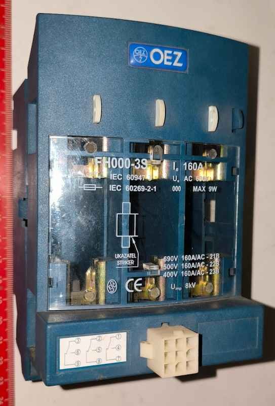 FH000-3S - Pojistkový odpínač OEZ