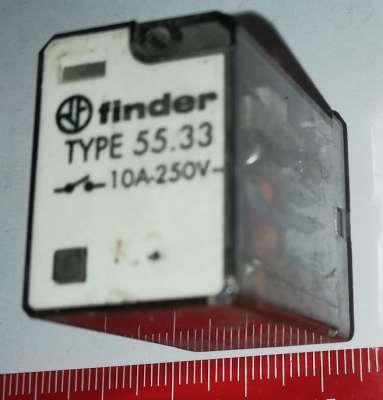relé FINDER 55.33  - 10A 250V