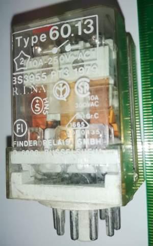relé FINDER 60.13 24Vac   .. cena na dotaz / price on request