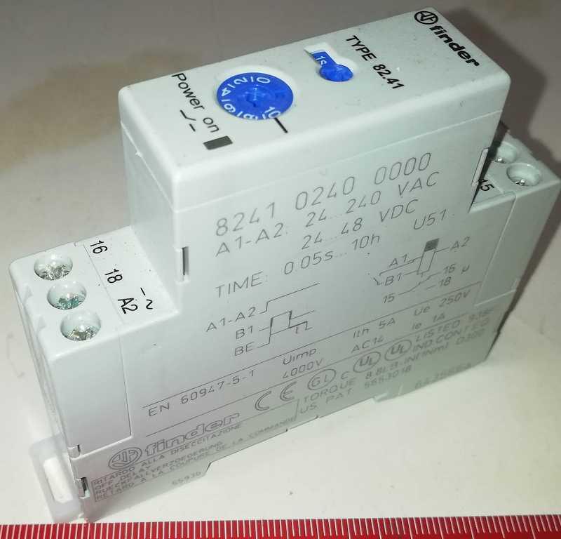 FINDER typ 82.41 - MODULAR TIMER  .. použitý / used   .. cena na dotaz / price on request