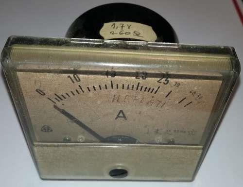 FP80 - stupnice 0-50A, starší, špinavý