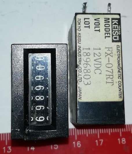 FX-07RT -  počítací relé 12VDC .. pájené  .. cena na dotaz / price on request