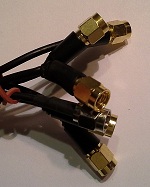 konektory z GSM antén na kabliku 3m   .. balení 6ks za 150Kč