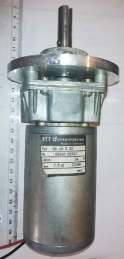 motor s převodovkou ITT Dunkenmotoren GR63x25 24V 2,5A .. cena na dotaz / price on request