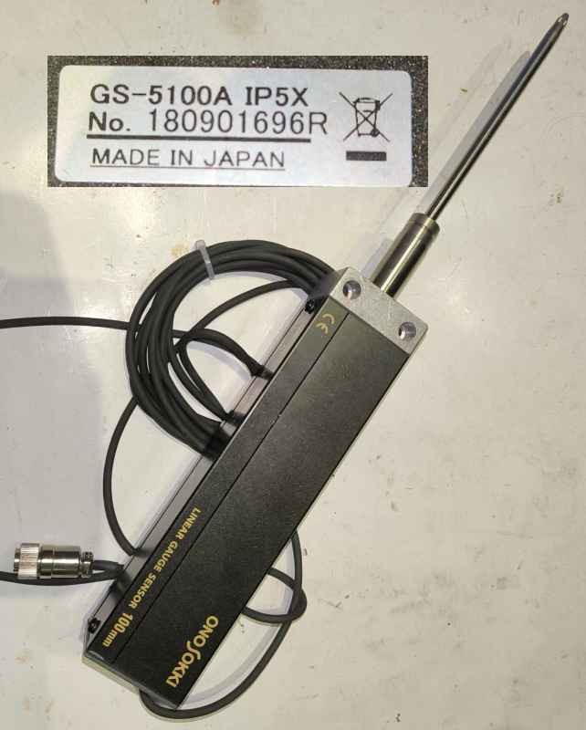 GS-5100A -   ONOSOKKI - Linear Gauge Sensor 100mm .. použitý / used    .. cena na dotaz / price on request