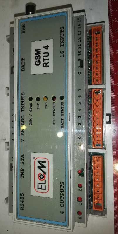 ELCOM GSM RTU4 .. použitý / used   .. cena na dotaz / price on request