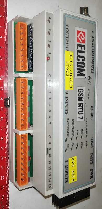 ELCOM GSM RTU7 .. použitý / used   .. cena na dotaz / price on request